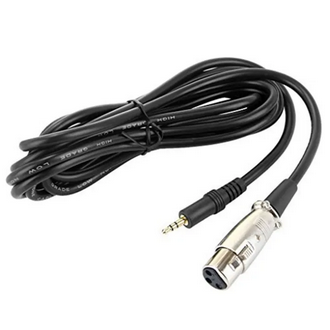 XLR Female to 3.5mm Microphone Cable 10M